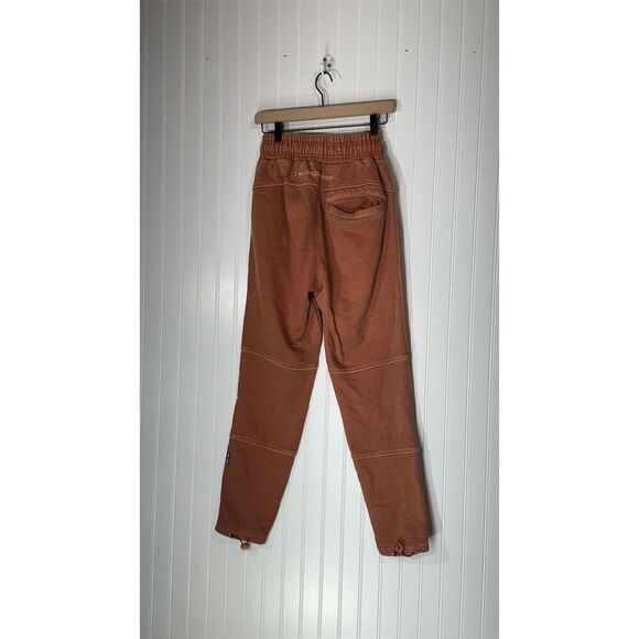 ASRU Aesthetic Revolution Joggers Size S Burnt Orange Streetwear Techwear - Picture 2 of 5